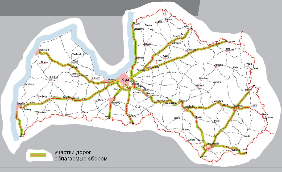 Дорожная карта для грузовиков