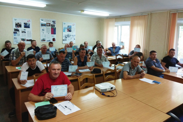 В УКЦ АСМАП г. Калининграда состоялся очередной выпуск группы водителей-международников